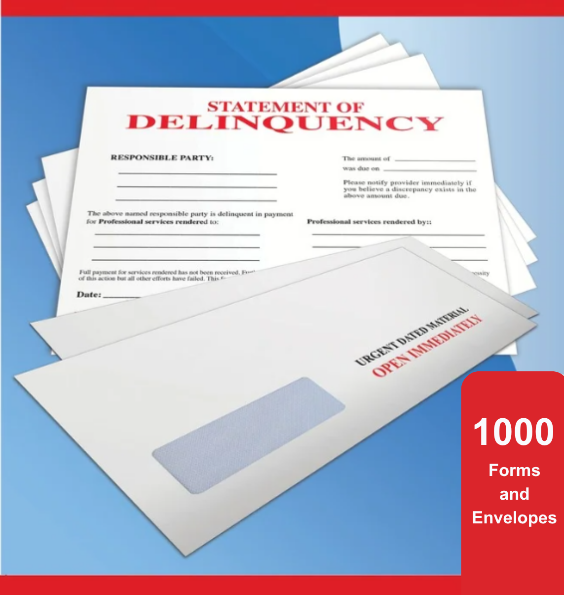 1000 Forms and Envelopes